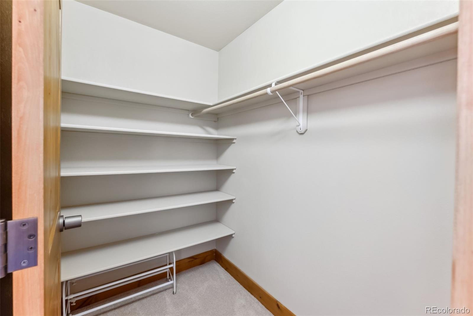 0024 Rasor Drive Dillon, CO 80435 - Photo 17 of 37 a view of walk in closet with empty racks