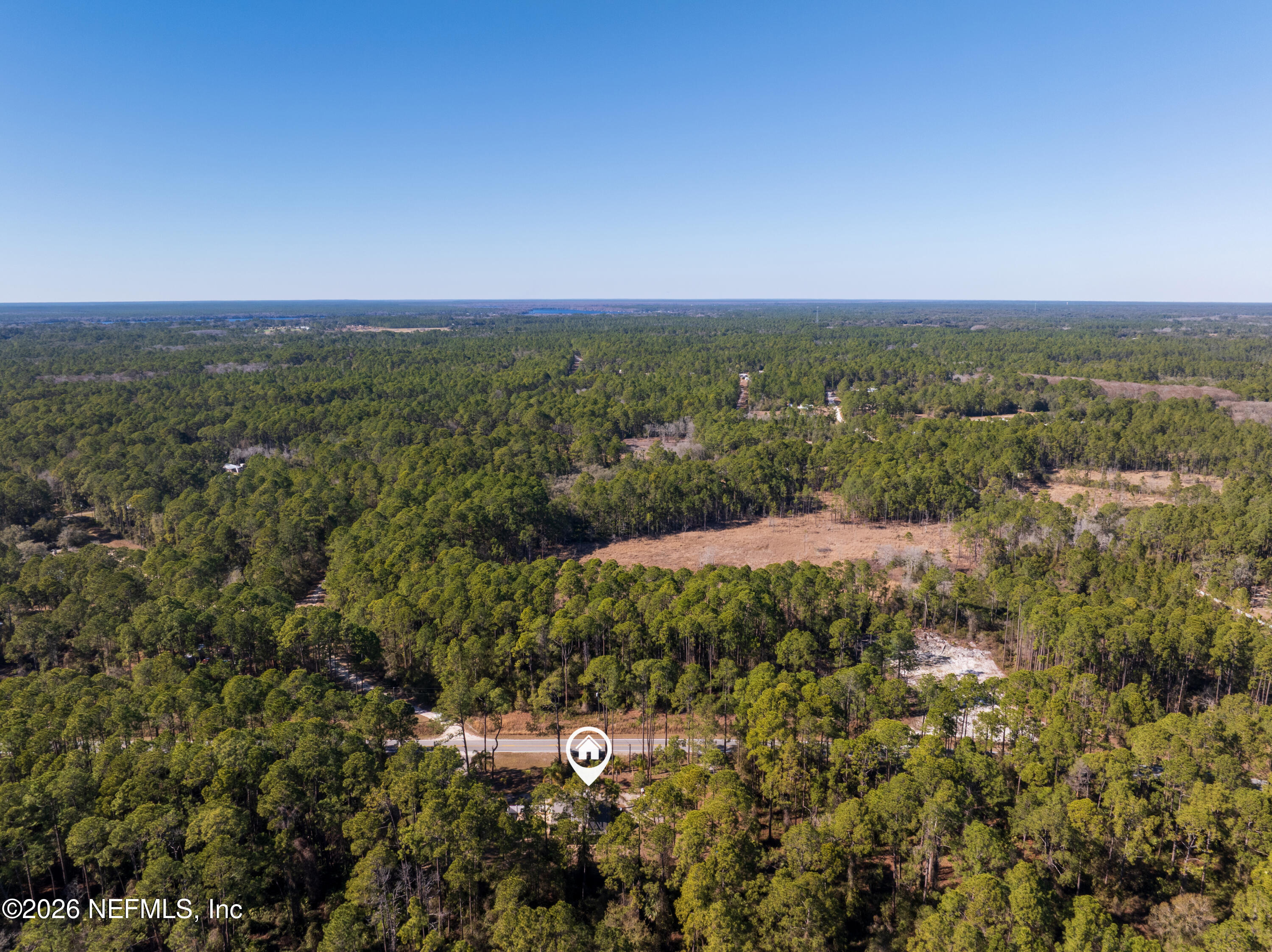 179 Georgetown Denver Road Georgetown, FL 32139 - Photo 23 of 24 an aerial view of residential houses with outdoor space and trees