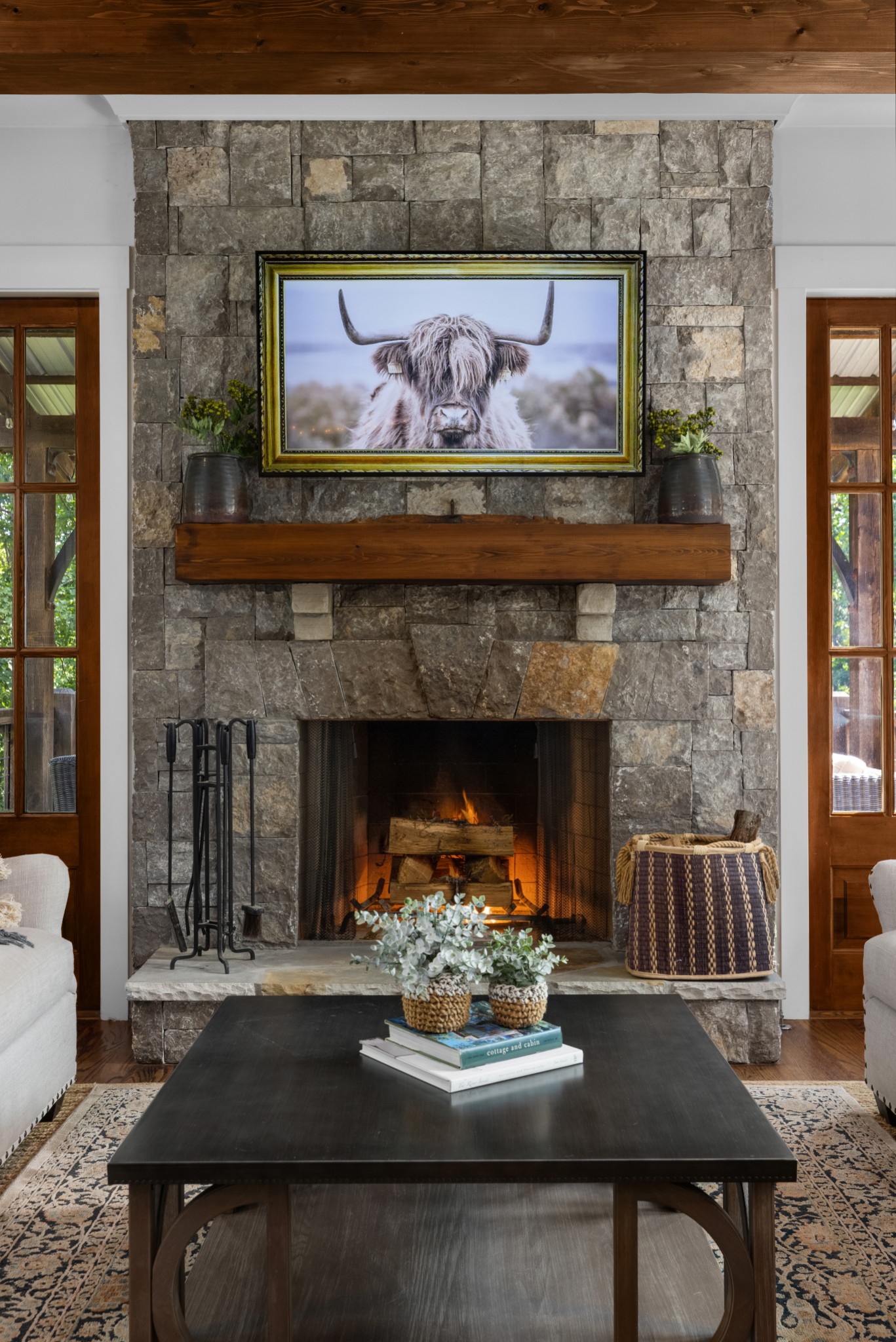 919 High Point Ridge Road Franklin, TN 37069 - Photo 15 of 53 a living room with furniture and a fireplace