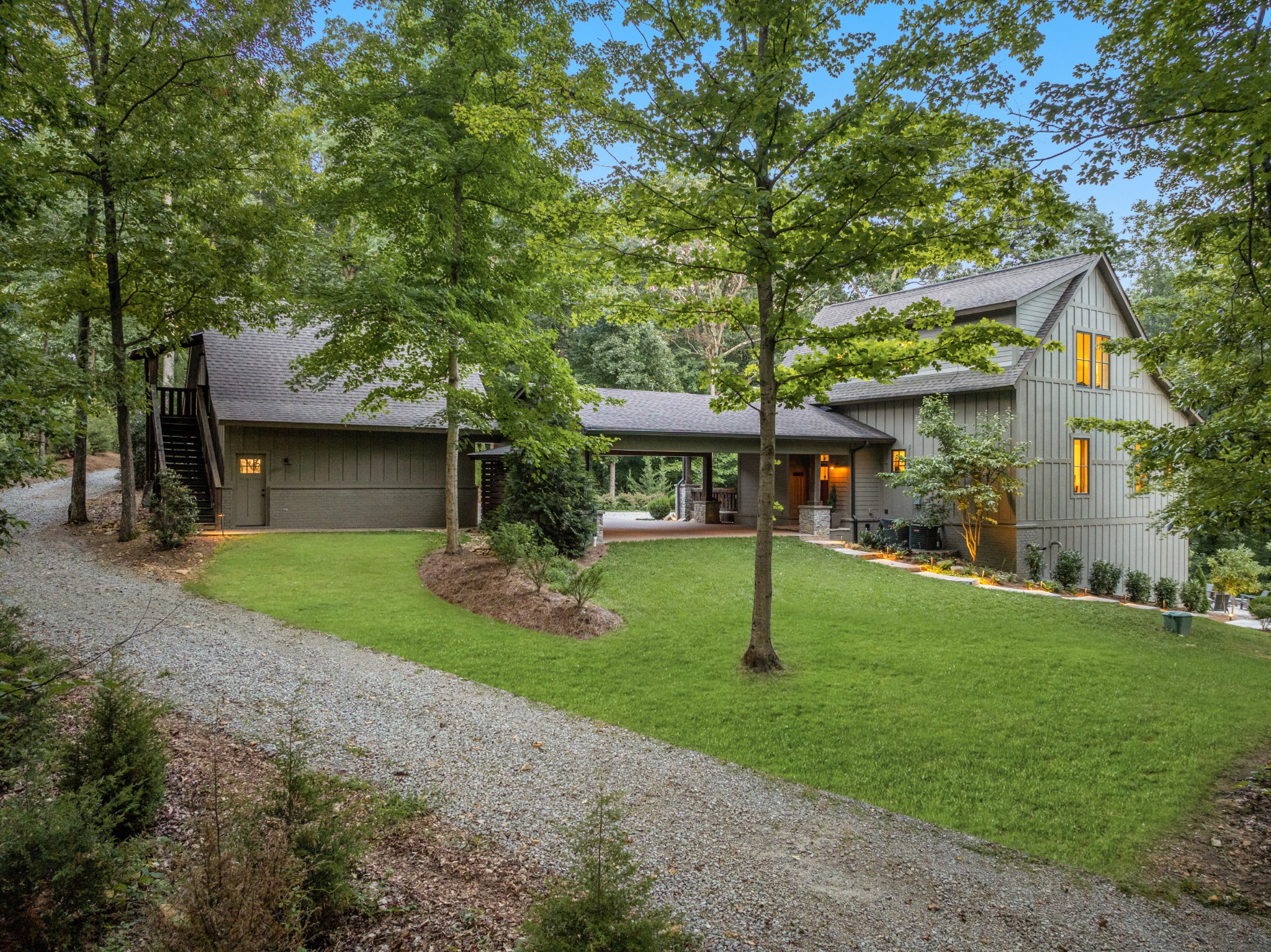 919 High Point Ridge Road Franklin, TN 37069 - Photo 41 of 53 a front view of a house with a yard and a large tree