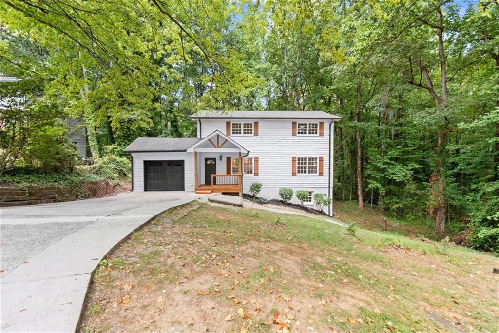 428 Landmark Way Mableton, GA 30126 - Photo 1 of 1 a view of a house with a yard