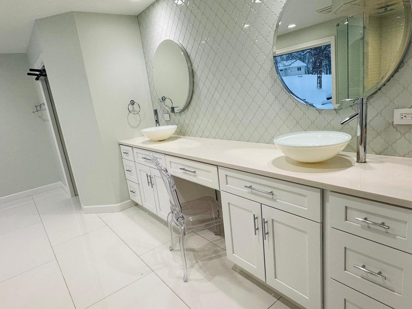 36W461 Binnie Road Dundee, IL 60118 - Photo 8 of 20 a bathroom with a double vanity sink mirror and