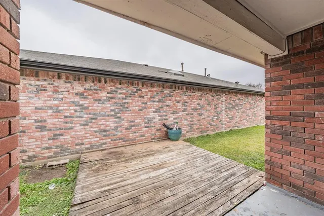 a view of wooden floor