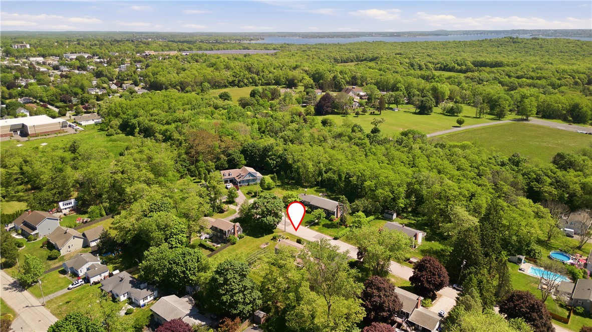 5 Heritage Road Bristol, RI 02809 - Photo 49 of 50 Aerial View of the House toward Mt Hope Farm