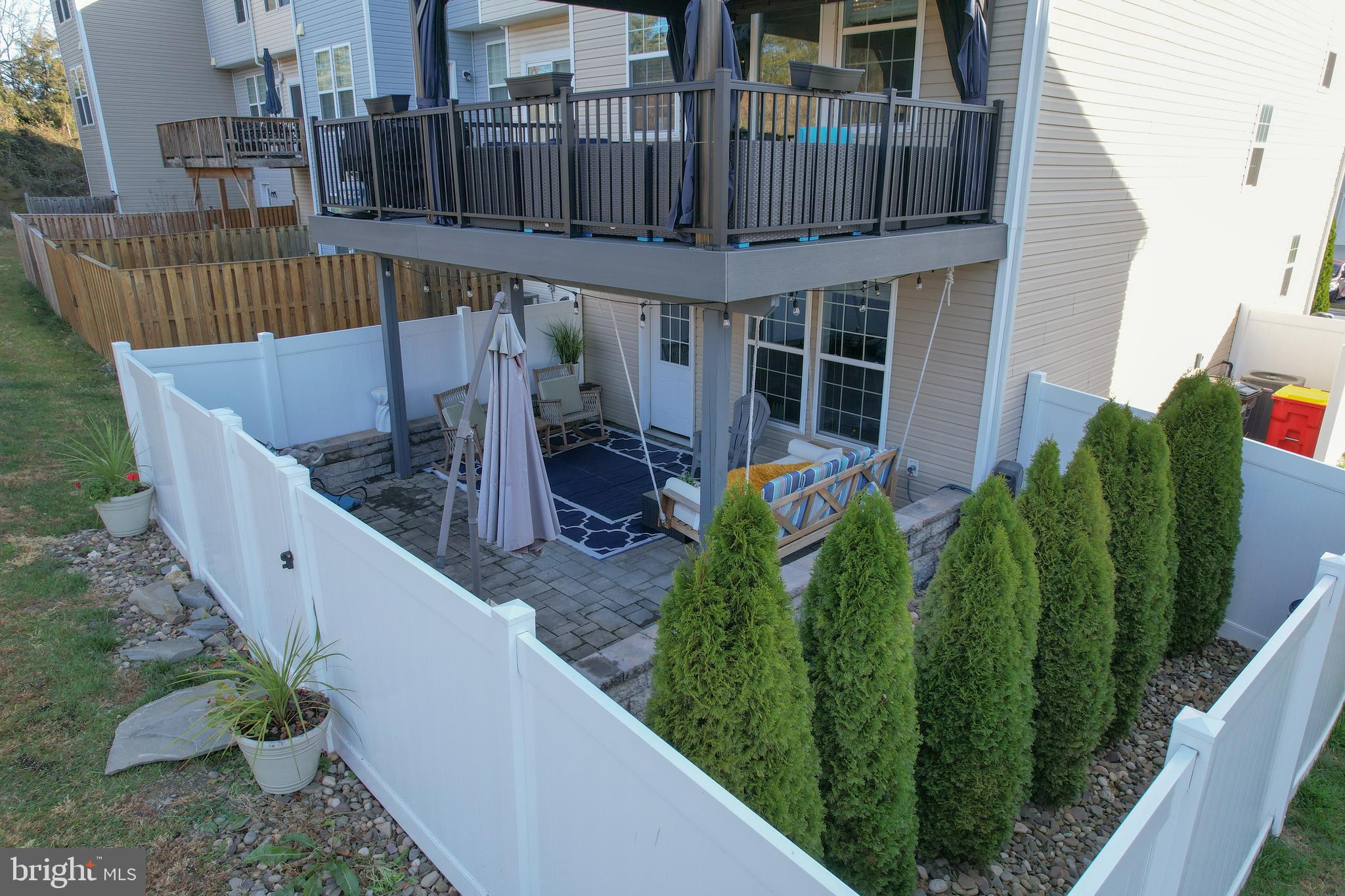 35 Landis Court Falling Waters, WV 25419 - Photo 55 of 64 a view of balcony with furniture and plants
