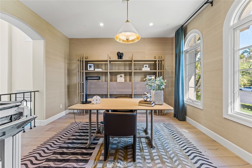 11765 Riehl Avenue Tustin, CA 92782 - Photo 33 of 53 a view of a dining room with furniture window and wooden floor