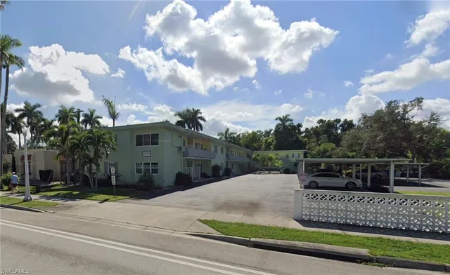 a view of a house with a balcony