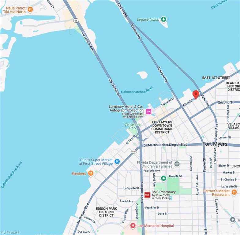 2544 First Street, Unit 102 Fort Myers, FL 33901 - Photo 19 of 19 a view of a balcony with an outdoor space