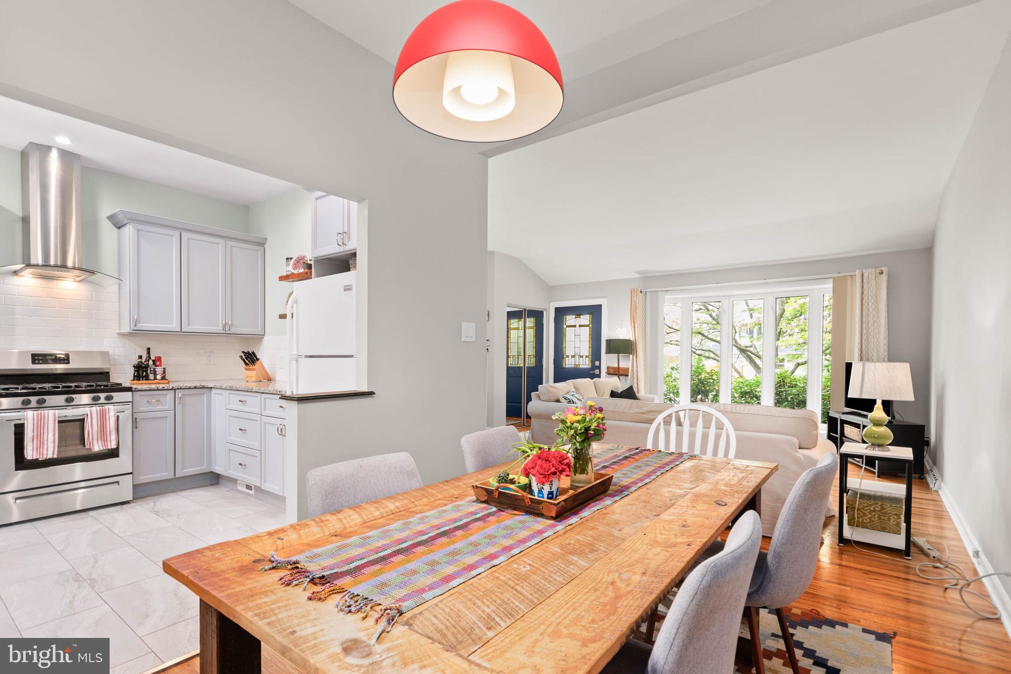 3 Surrey Road Voorhees, NJ 08043 - Photo 7 of 28 a view of a dining room with furniture window and wooden floor