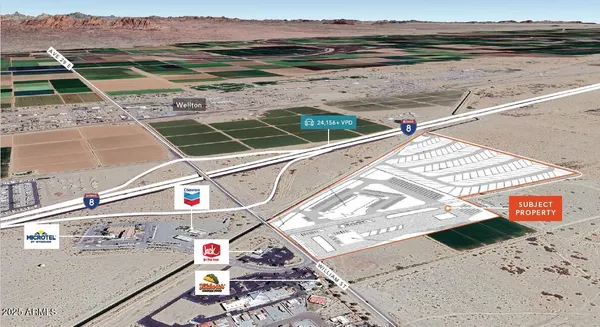 a view of a terrace with sky view