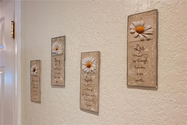 a view of a chairs and tables in the patio