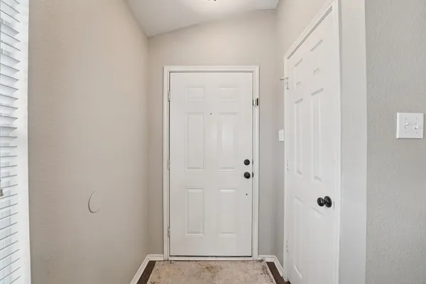 a view of a small space