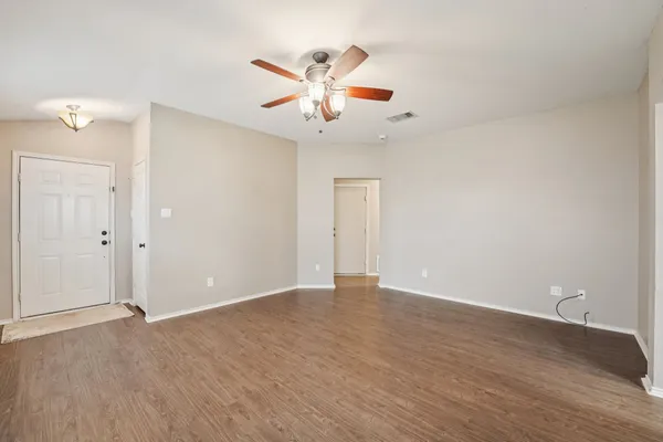 wooden floor in an empty room
