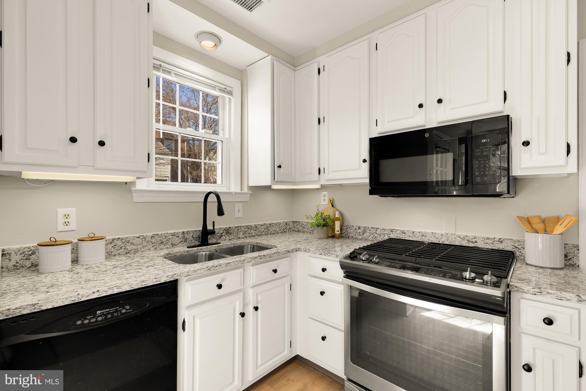 3918 17th Place Northeast Washington, DC 20018 - Photo 17 of 57 Freshly painted Kitchen Cabinetry