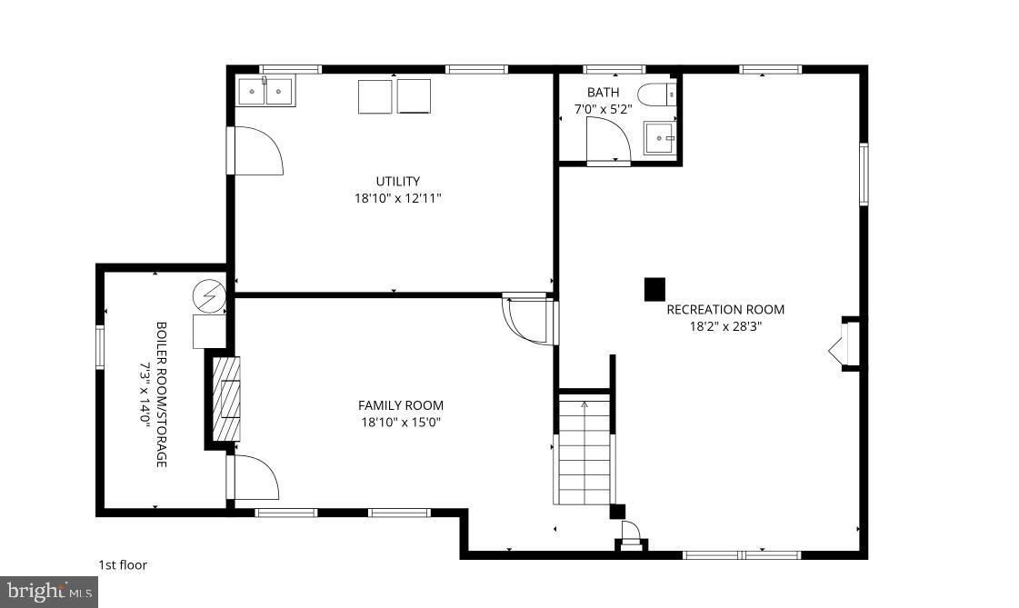 3918 17th Place Northeast Washington, DC 20018 - Photo 57 of 57 Floorplan - Lower Level