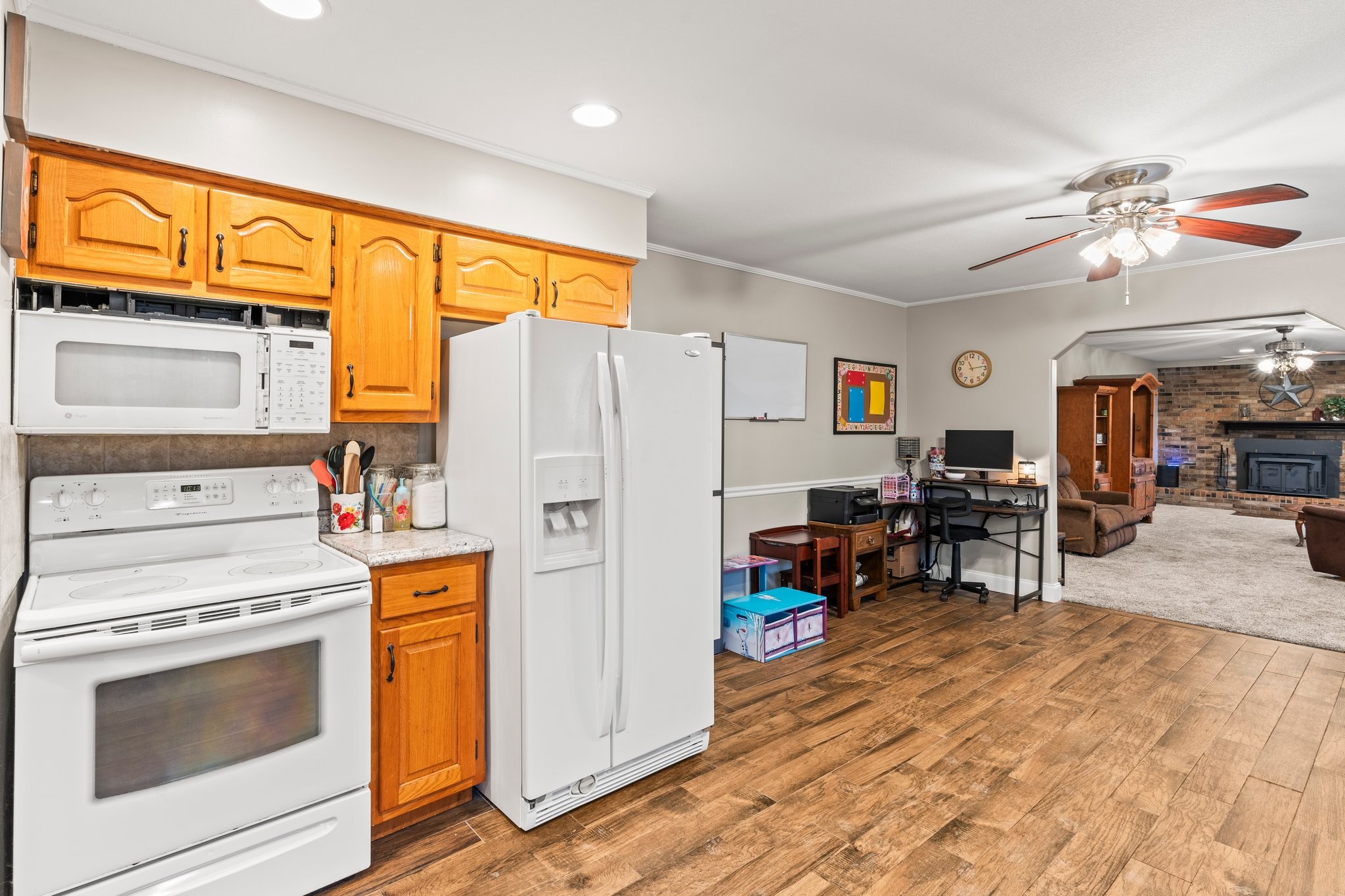 759 Little Hurricane Road Winchester, TN 37398 - Photo 15 of 30 a kitchen with refrigerator and cabinets