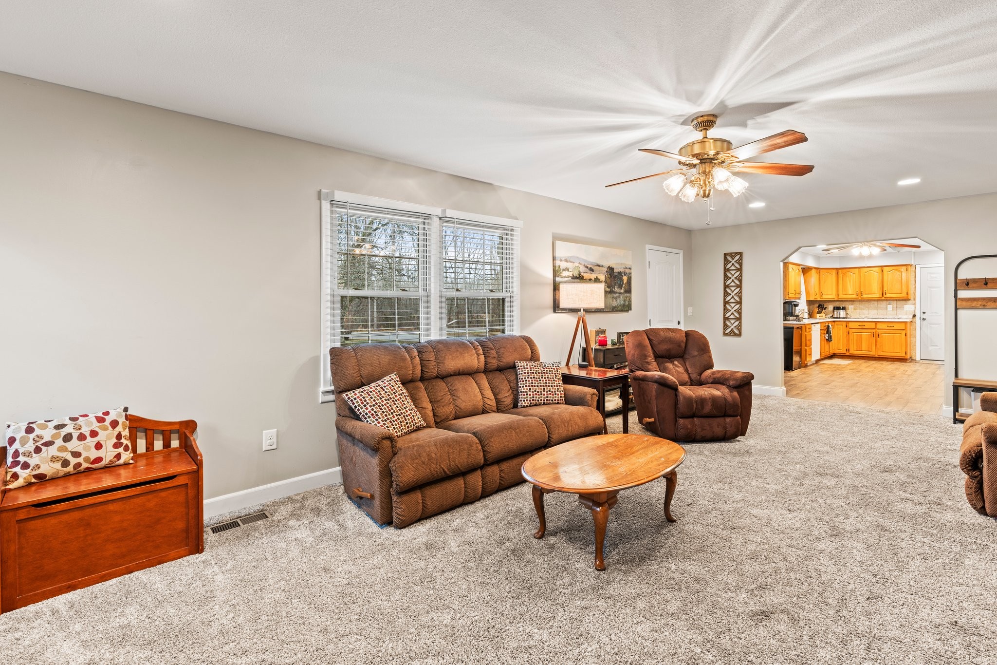 759 Little Hurricane Road Winchester, TN 37398 - Photo 8 of 30 a living room with furniture and a large window