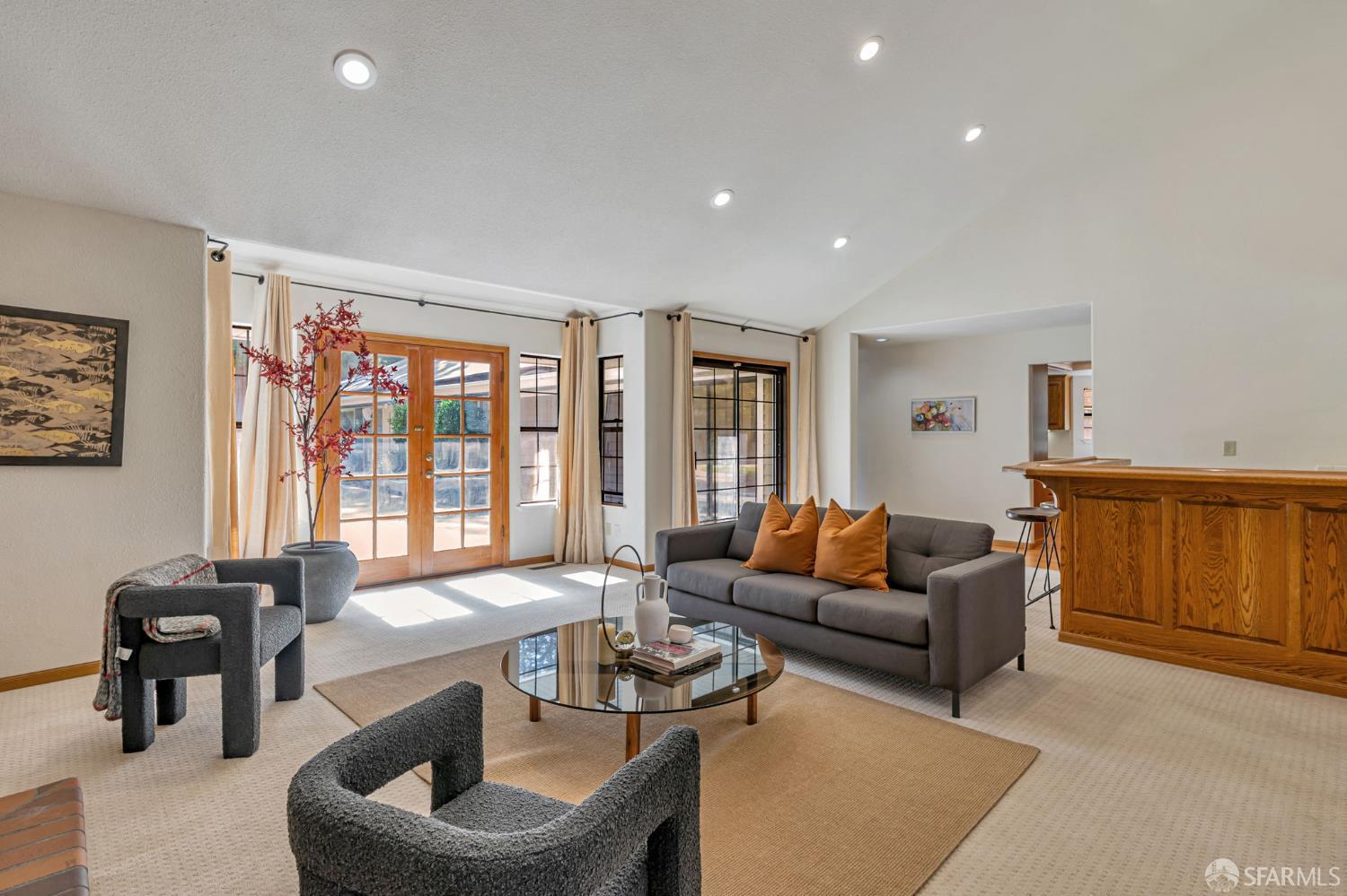 165 Pine Creek Road Walnut Creek, CA 94598 - Photo 22 of 79 a living room with furniture and a large window