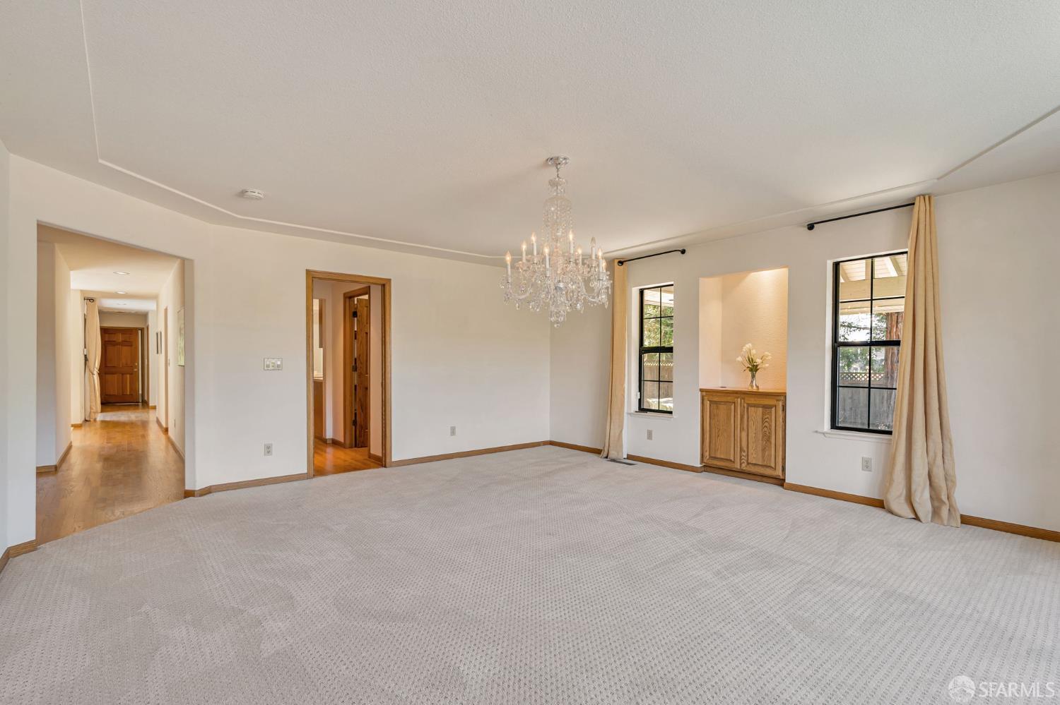 165 Pine Creek Road Walnut Creek, CA 94598 - Photo 46 of 79 a view of an empty room with window and cabinet