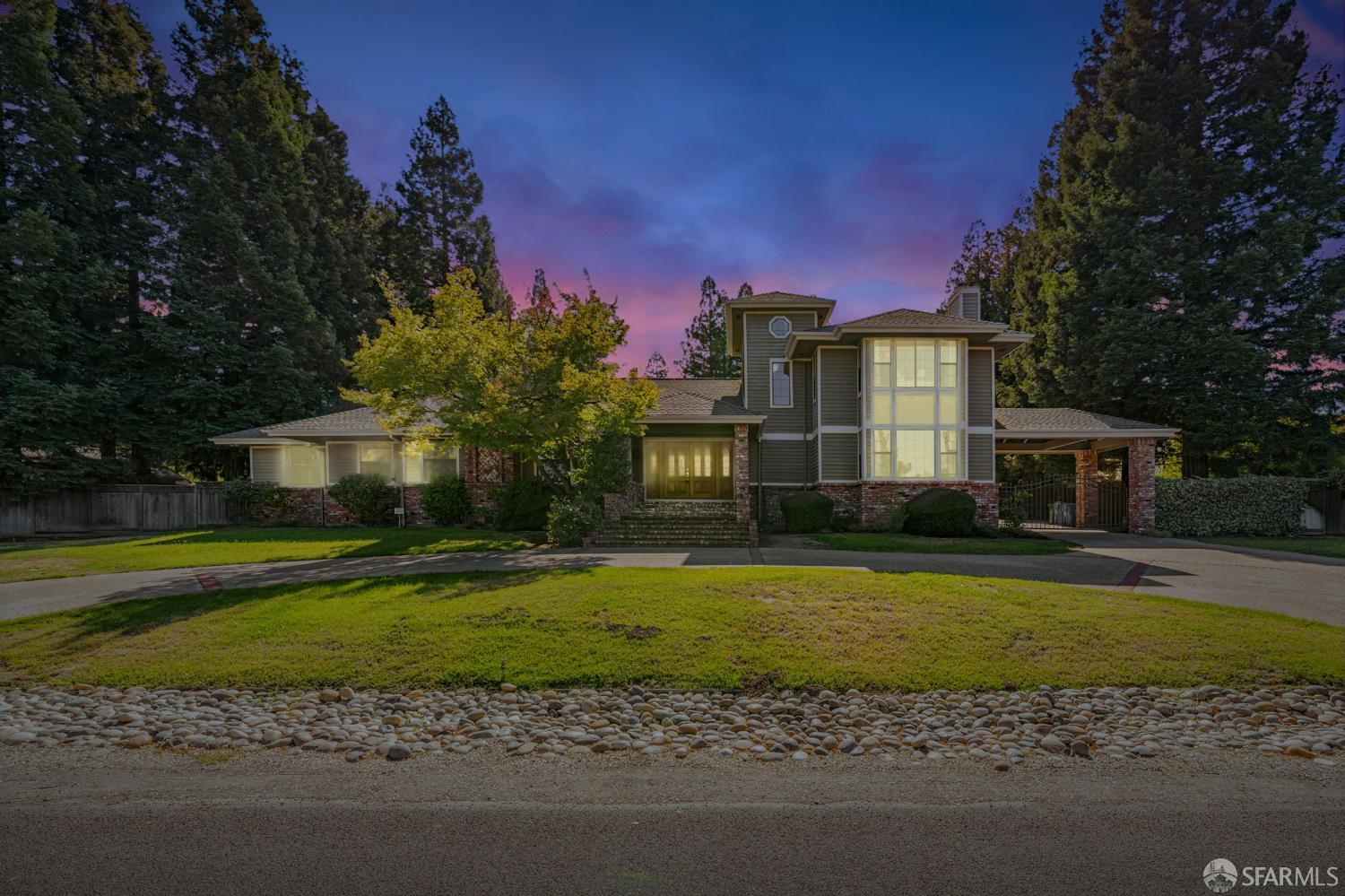 165 Pine Creek Road Walnut Creek, CA 94598 - Photo 61 of 79 a front view of a house with a yard and trees