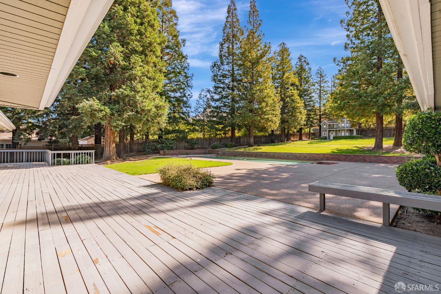 165 Pine Creek Road Walnut Creek, CA 94598 - Photo 67 of 79 a view of a swimming pool with a patio and a yard