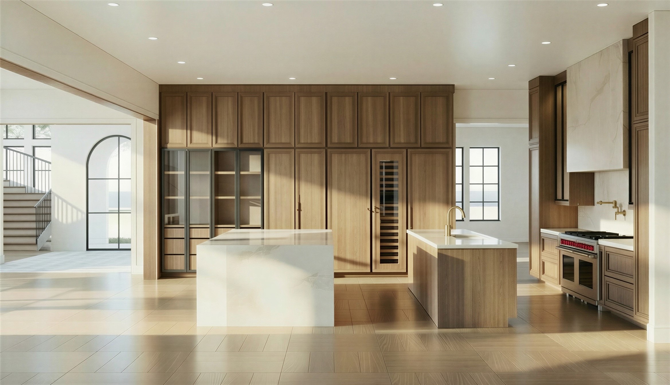 835 Merridel Road Houston, TX 77024 - Photo 4 of 8 835 Merridel Kitchen Rendering Side View