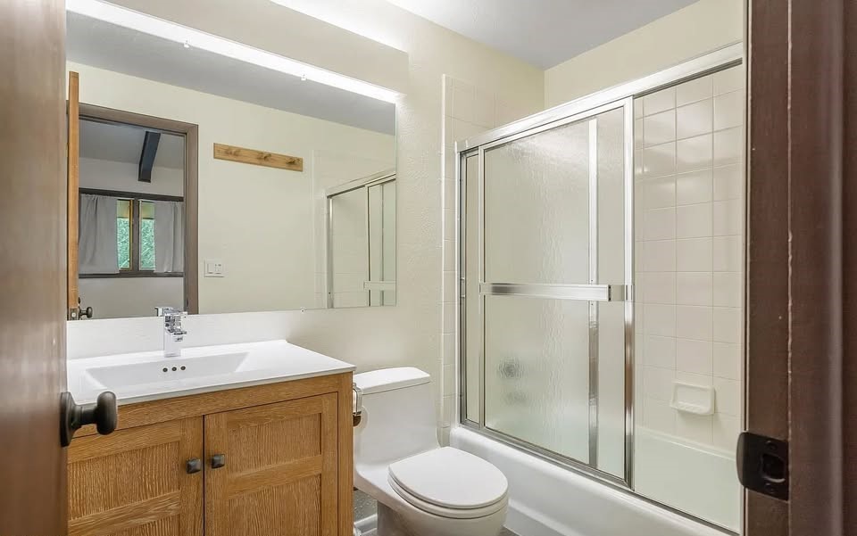 2099 Chamonix Lane, Unit 1A Vail, CO 81657 - Photo 10 of 29 a bathroom with a sink a toilet and shower