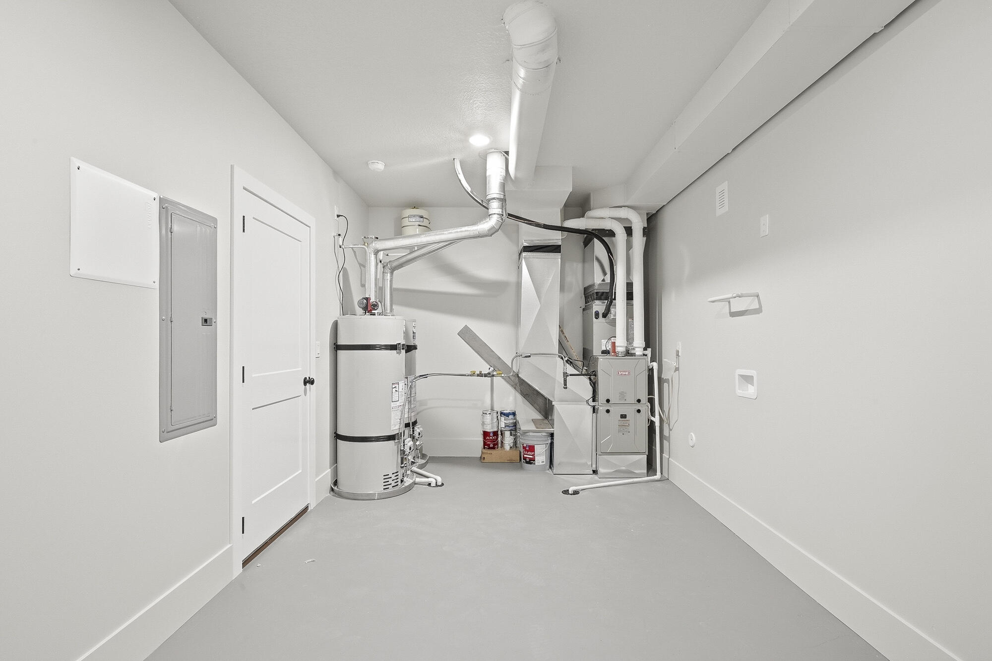 1852 South Hidden Canyon Road Cedar City, UT 84720 - Photo 57 of 79 Some of the most valuable upgrades are the ones working quietly behind the scenes. Dual HVAC systems, two water heaters, and a recirculating pump were included to support comfort, efficiency, and everyday convenience throughout the home.