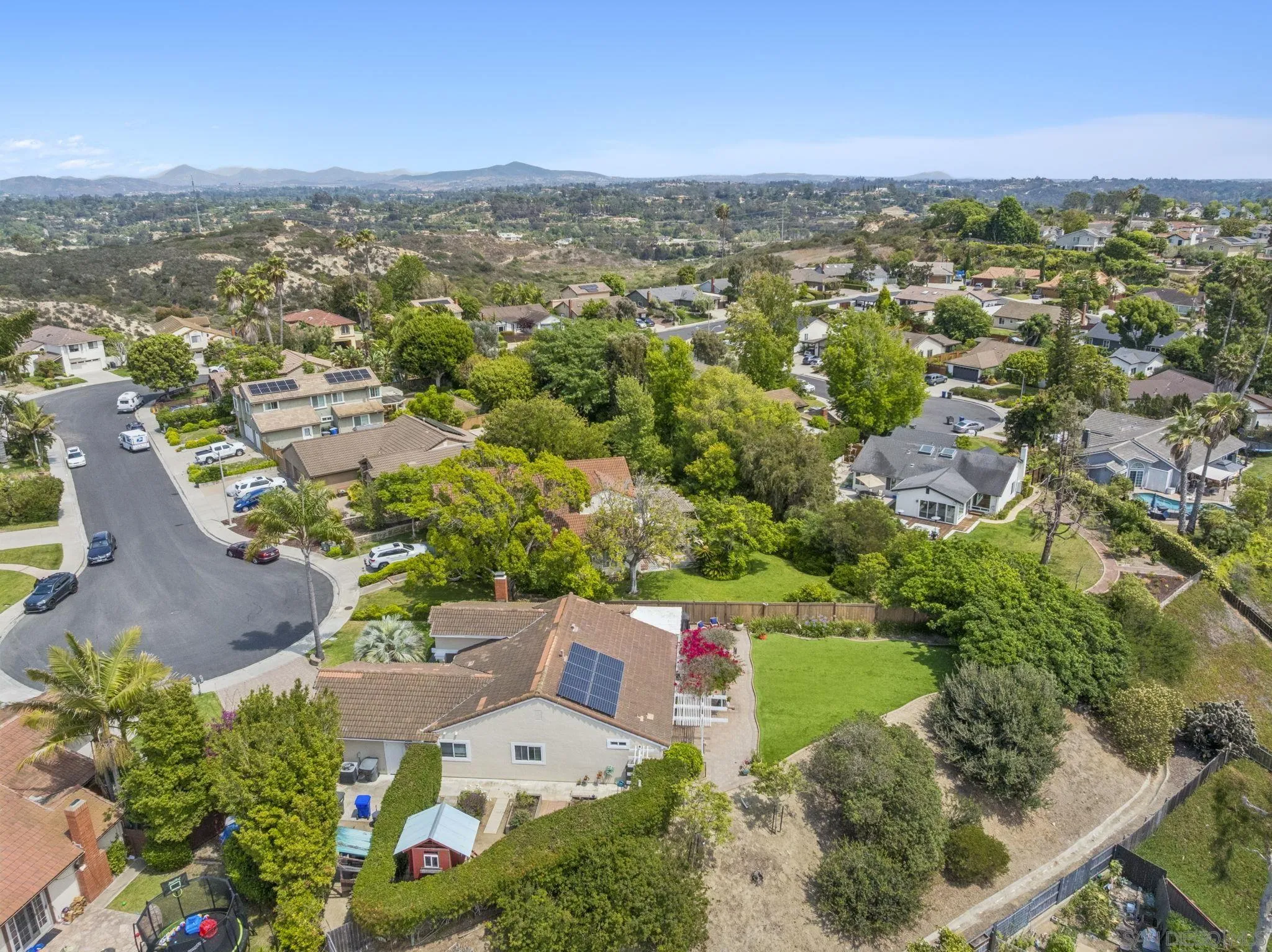602 Hollyridge Drive Encinitas, CA 92024 - Photo 48 of 50 an aerial view of residential houses with outdoor space