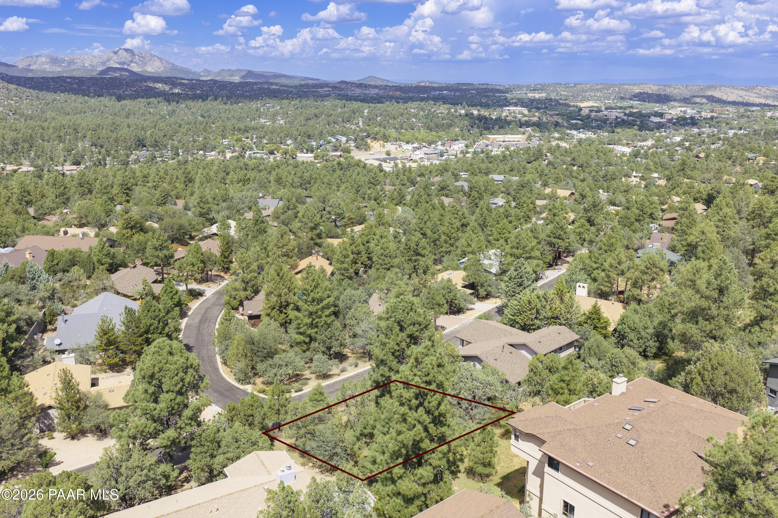 1231 Tanglewood Road Prescott, AZ 86303 - Photo 8 of 27 Aerial Overview 5