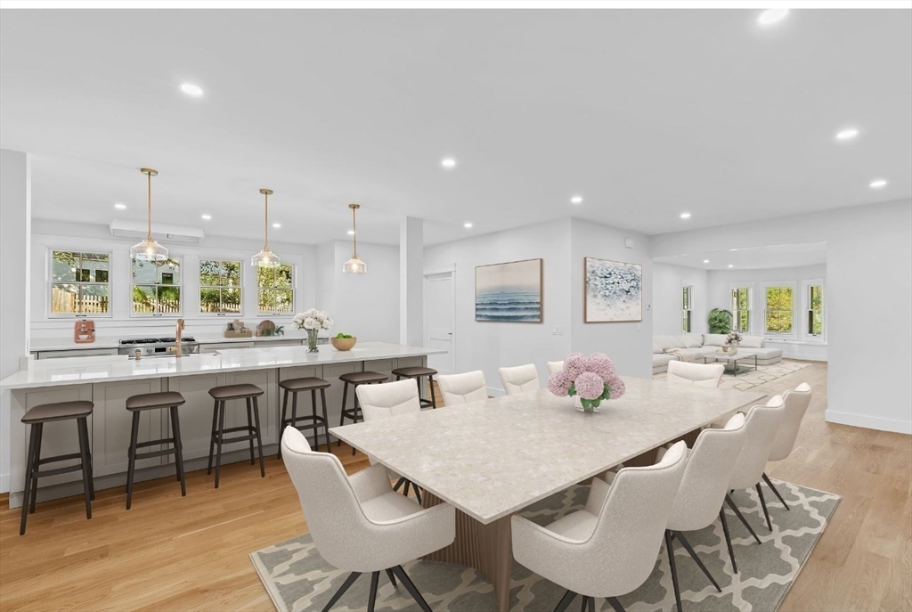 83 Eliot Street Natick, MA 01760 - Photo 7 of 30 a view of a dining room and livingroom