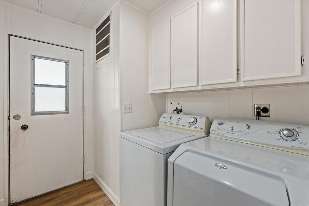 650 South Rancho Santa Fe Road, Unit 312 San Marcos, CA 92078 - Photo 28 of 53 a view of storage and utility room with washer and dryer