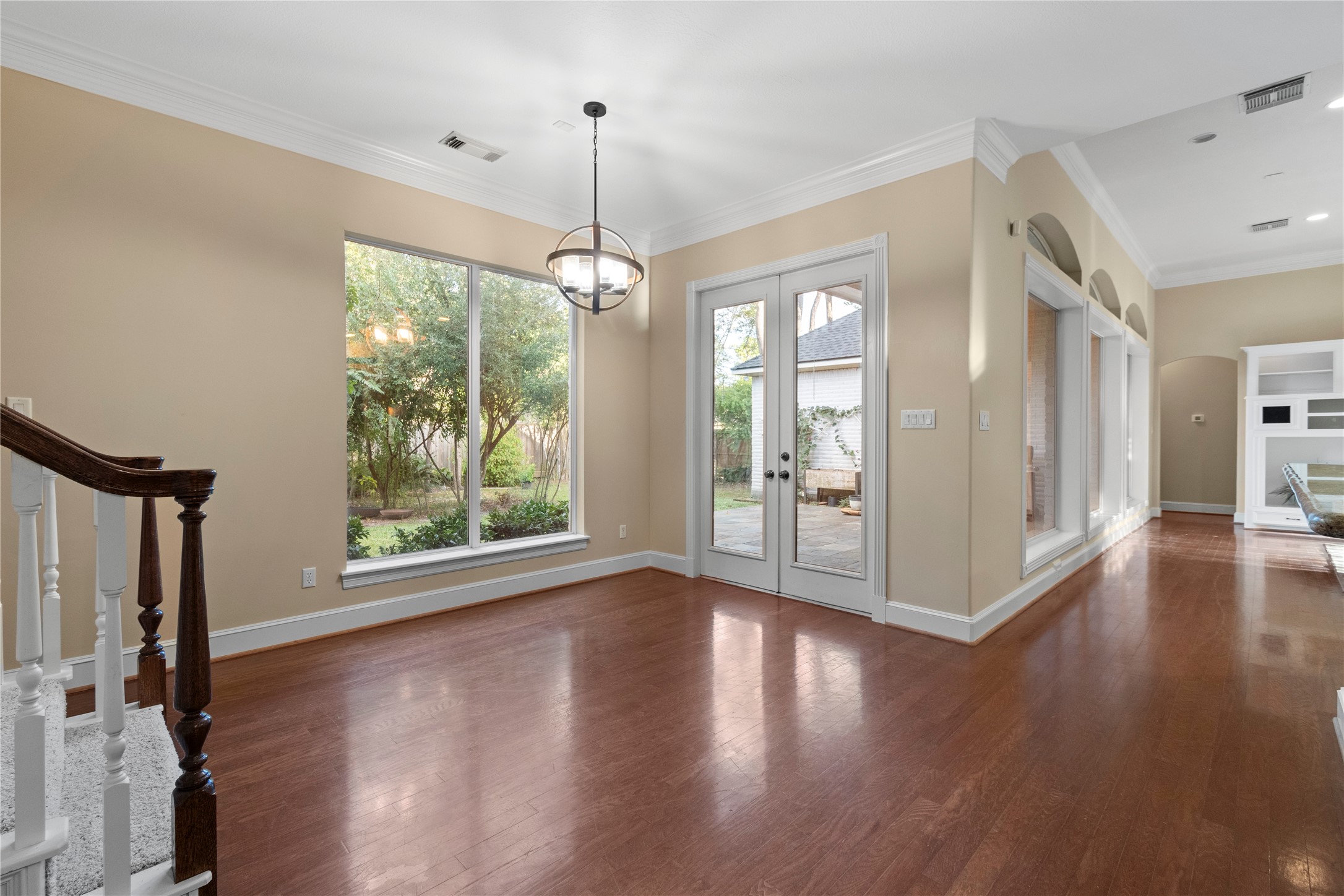 16626 Lafone Drive Spring, TX 77379 - Photo 27 of 42 Breakfast room open to the kitchen, family room and the back patio.