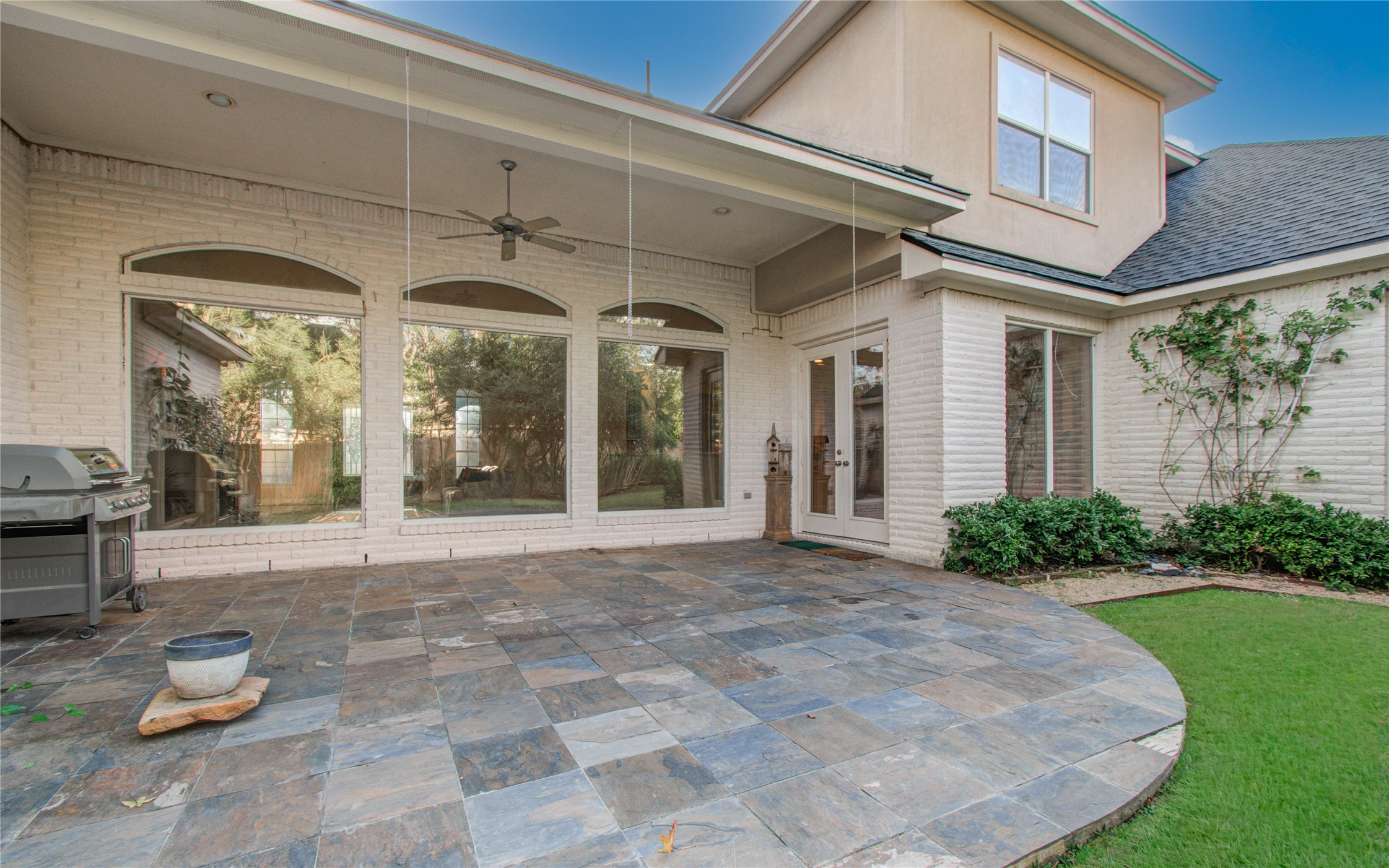 16626 Lafone Drive Spring, TX 77379 - Photo 30 of 42 Gorgeous covered patio plumbed for gas.