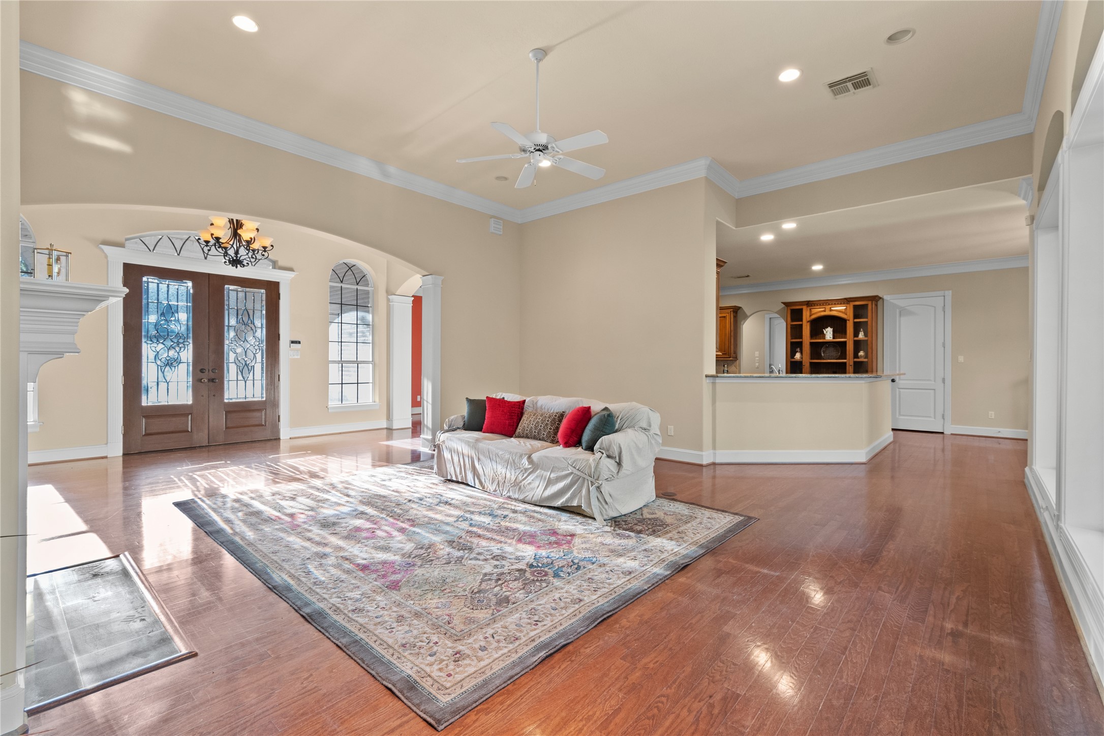 16626 Lafone Drive Spring, TX 77379 - Photo 6 of 42 HIGH CEILINGS make all the rooms feel open and spacious, Open Concept, Hardwood Floors. Timeless. Classic.