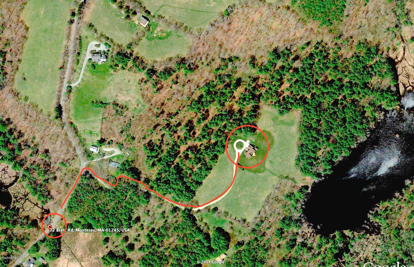 72 A Brett Road Monterey, MA 01245 - Photo 13 of 13 Satellite View