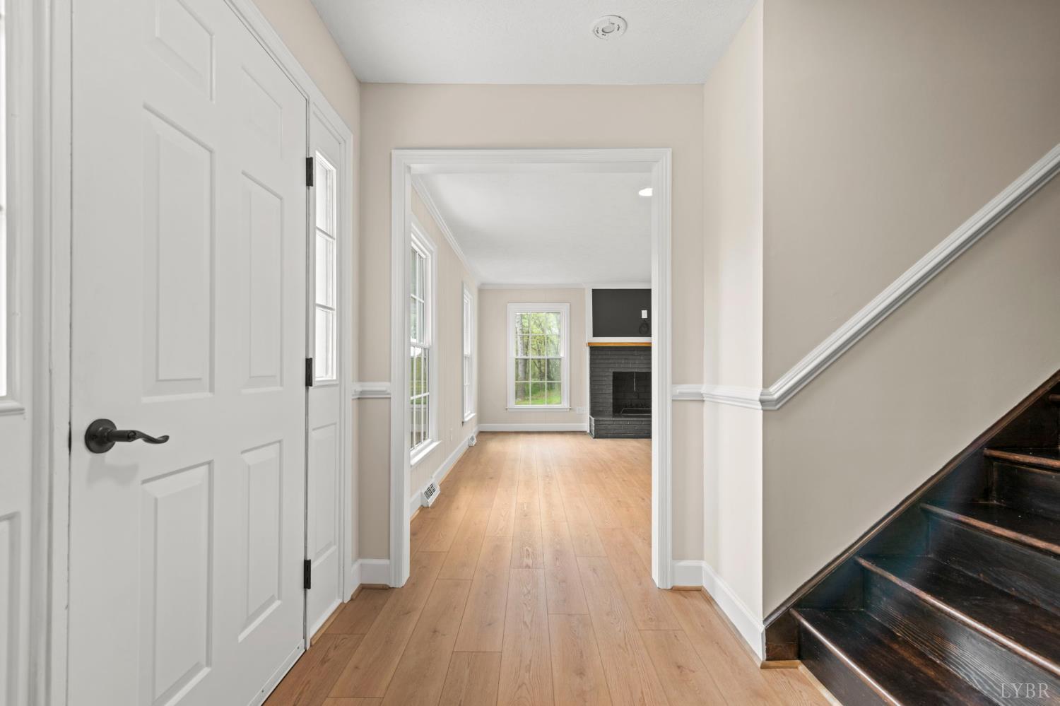 2252 Coffee Road Lynchburg, VA 24503 - Photo 16 of 93 a view of a hallway with wooden floor and staircase