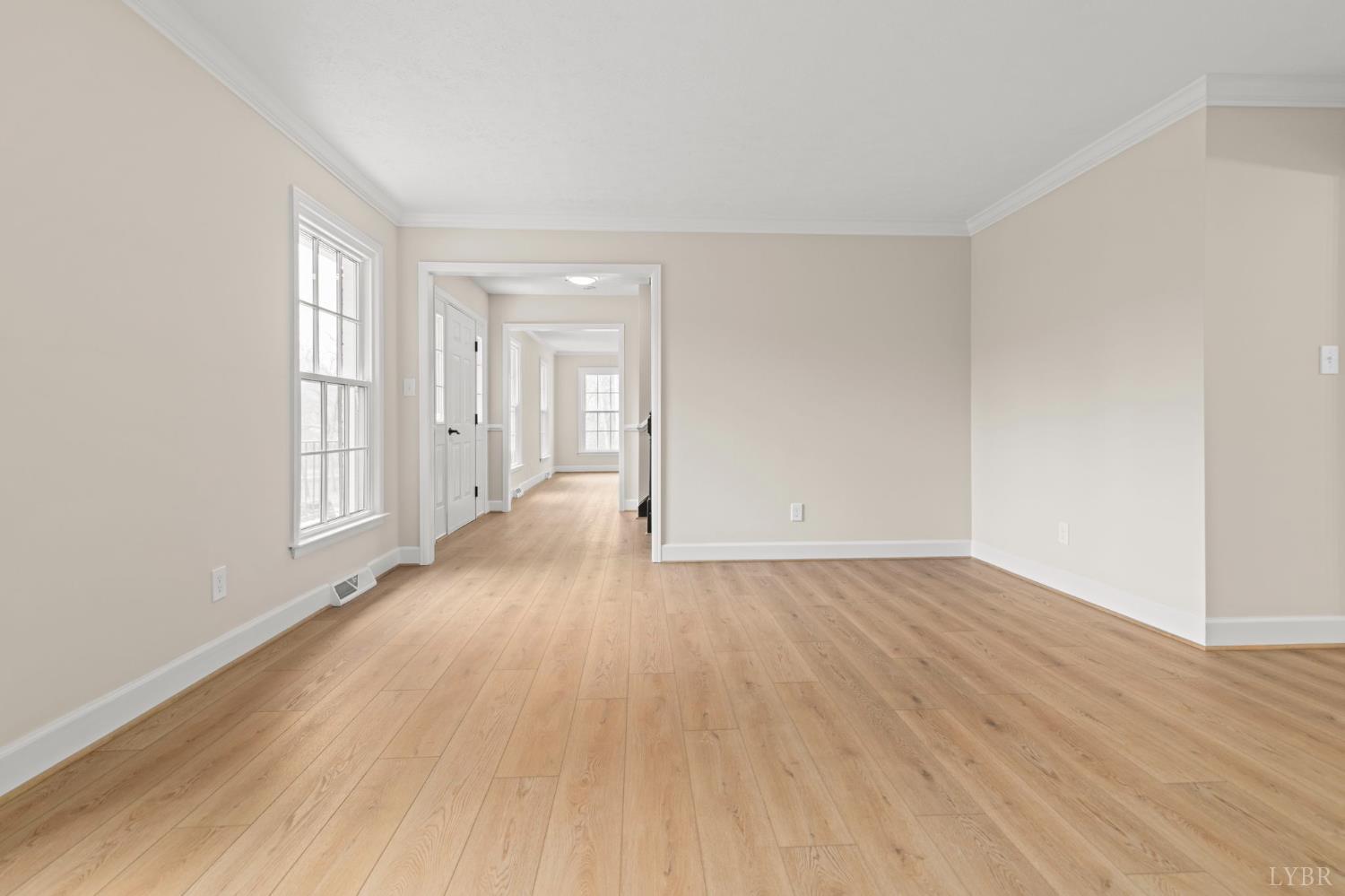 2252 Coffee Road Lynchburg, VA 24503 - Photo 21 of 93 an empty room with wooden floor and windows
