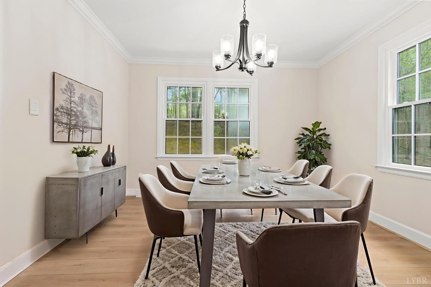 2252 Coffee Road Lynchburg, VA 24503 - Photo 23 of 93 a view of a dining room with furniture window and wooden floor