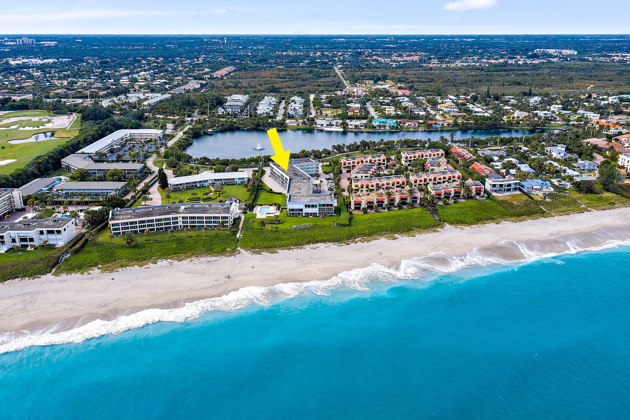 120 Celestial Way, Unit 106 Juno Beach, FL 33408 - Photo 50 of 58 102CelestialWay bldg air ocean lake view