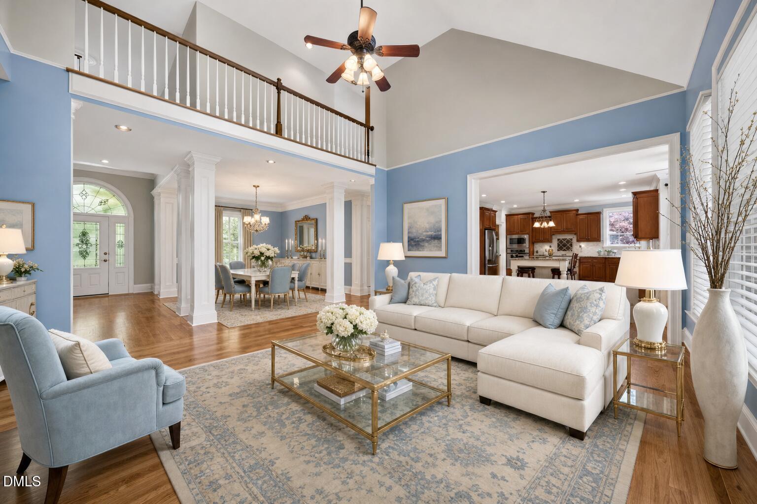 8497 Falkirk Ridge Court Wake Forest, NC 27587 - Photo 17 of 64 virtual_staging_greatroom_018_v2