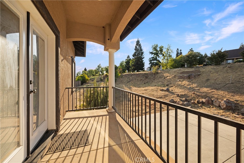 129 Valley Ridge Drive Paradise, CA 95969 - Photo 33 of 66 a view of a balcony with wooden floor