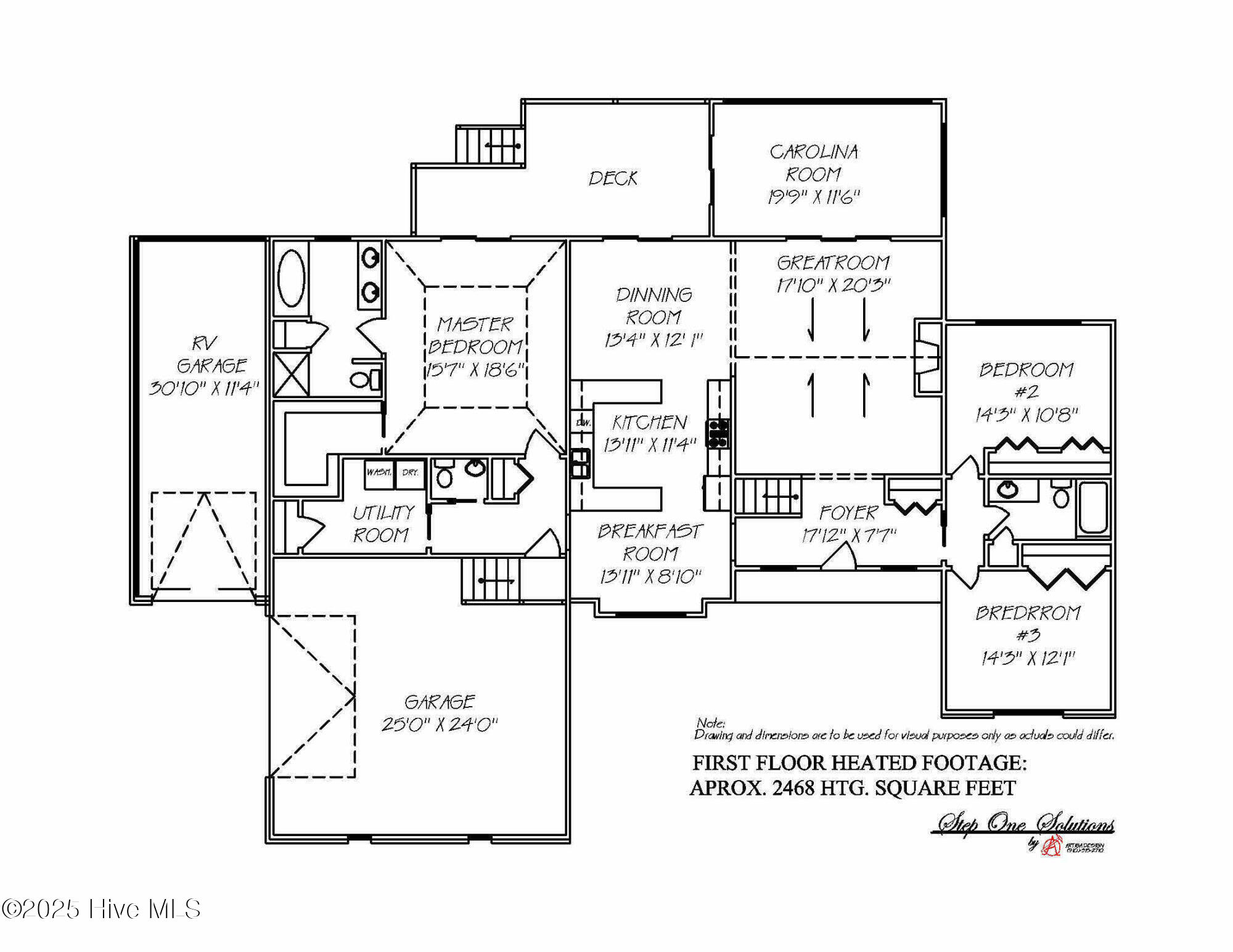 115 Baker Circle West End, NC 27376 - Photo 59 of 60 main level floor plan