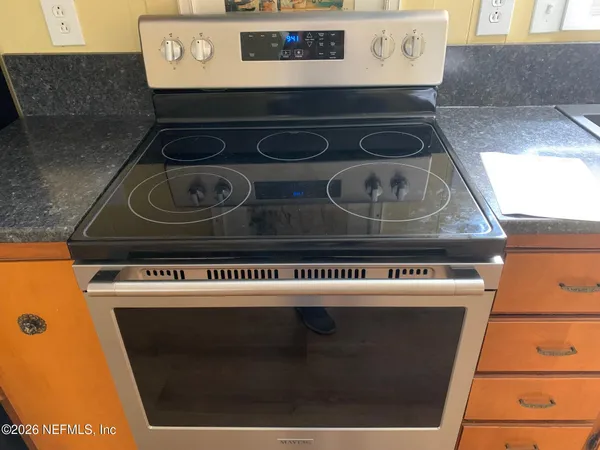 a close view of stove top oven