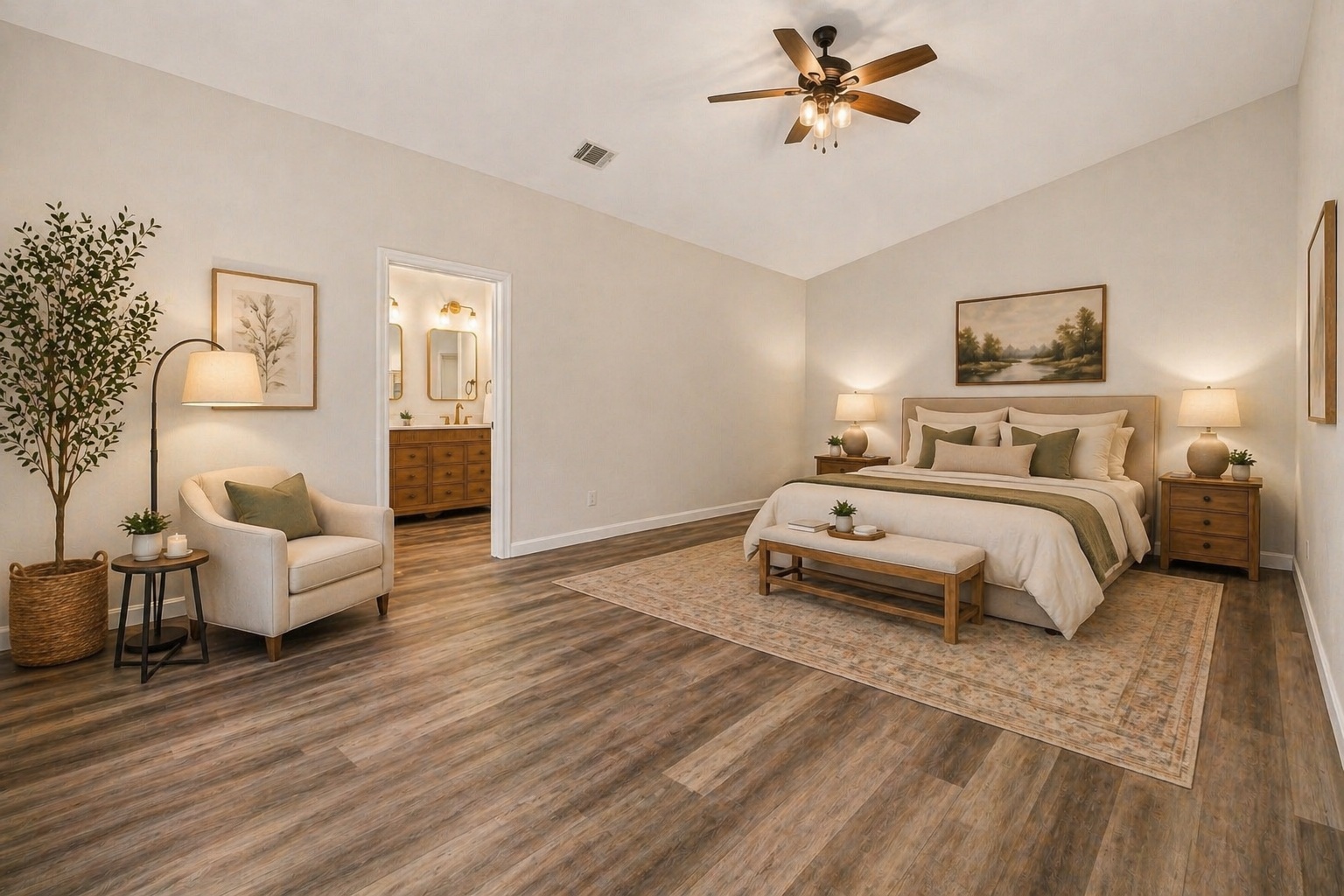 4004 Danli Lane Austin, TX 78749 - Photo 32 of 40 a bedroom with a bed and couch
