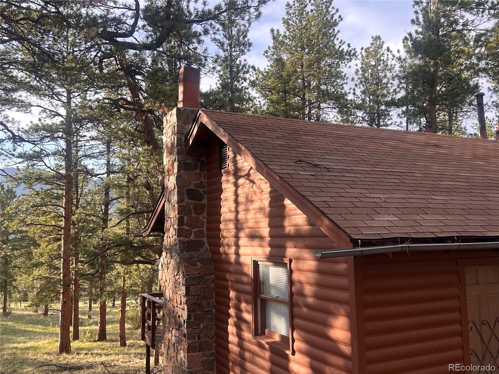 861 Happy Top Road Bailey, CO 80421 - Photo 5 of 29 a view of outdoor space with deck and tree