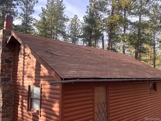 a backyard of a house