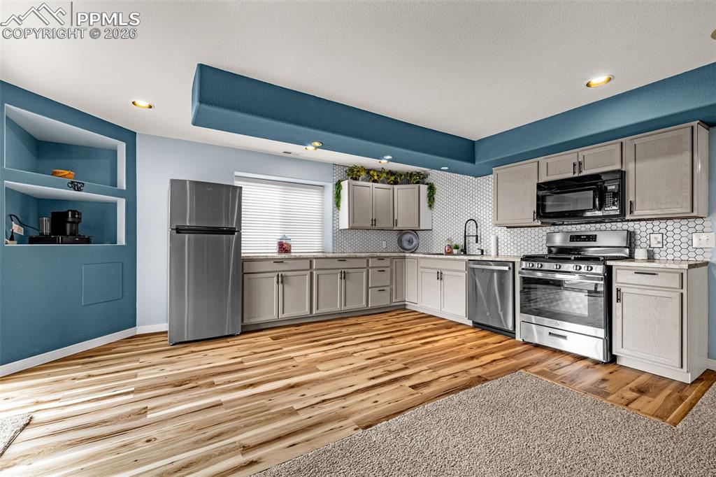 12231 Sleeping Bear Road Peyton, CO 80831 - Photo 24 of 44 Second kitchen in basement