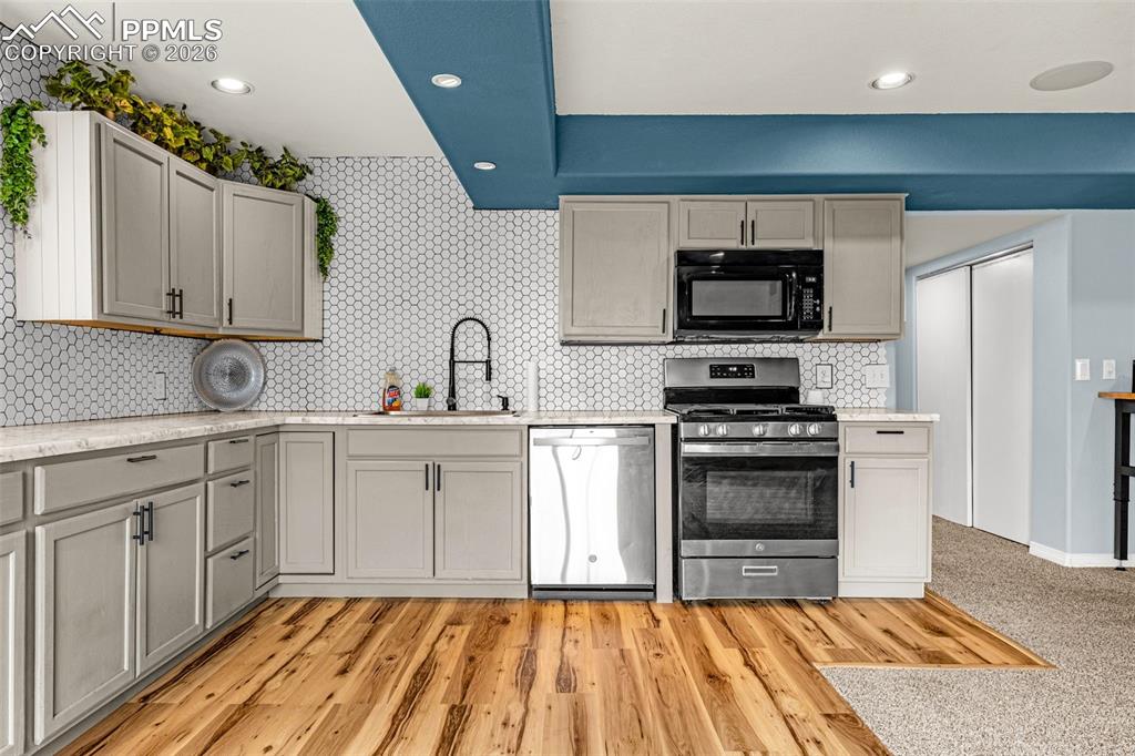 12231 Sleeping Bear Road Peyton, CO 80831 - Photo 25 of 44 Second kitchen in basement