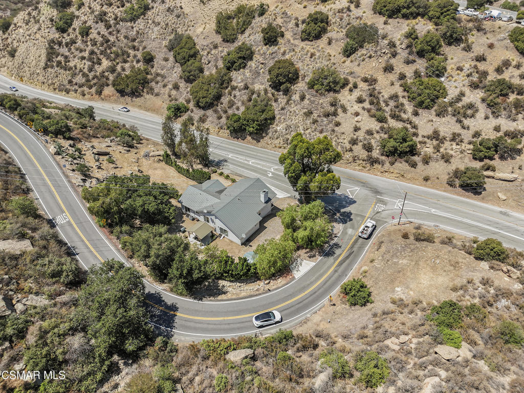 7368 Santa Susana Pass Road Simi Valley, CA 93063 - Photo 47 of 48 an aerial view of a house with a yard